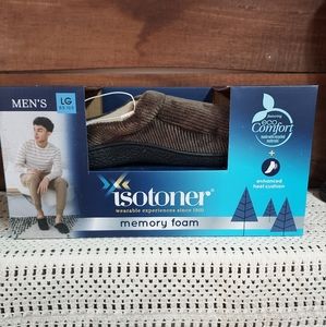 NWT Isotoner Mens Slippers